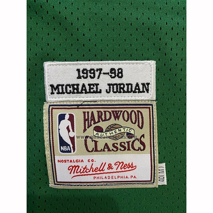 Camiseta Chicago Bulls Michael Jordan NO 23 Retro Verde